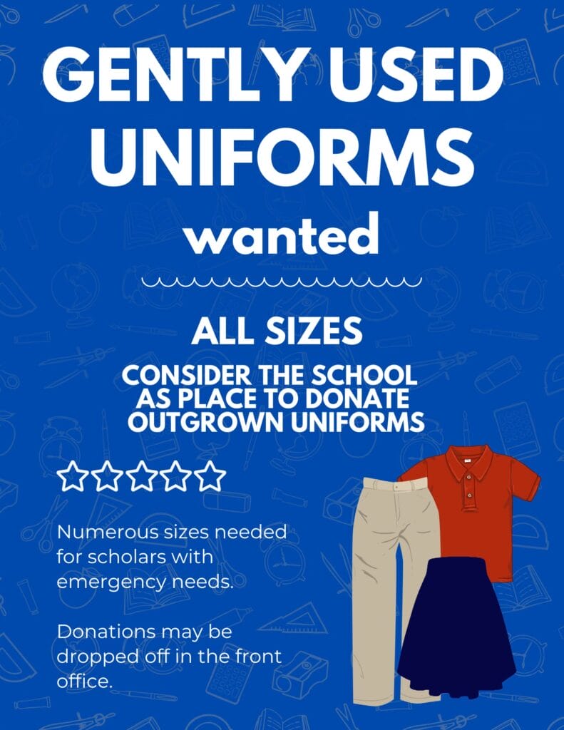 Uniform-donations-wanted